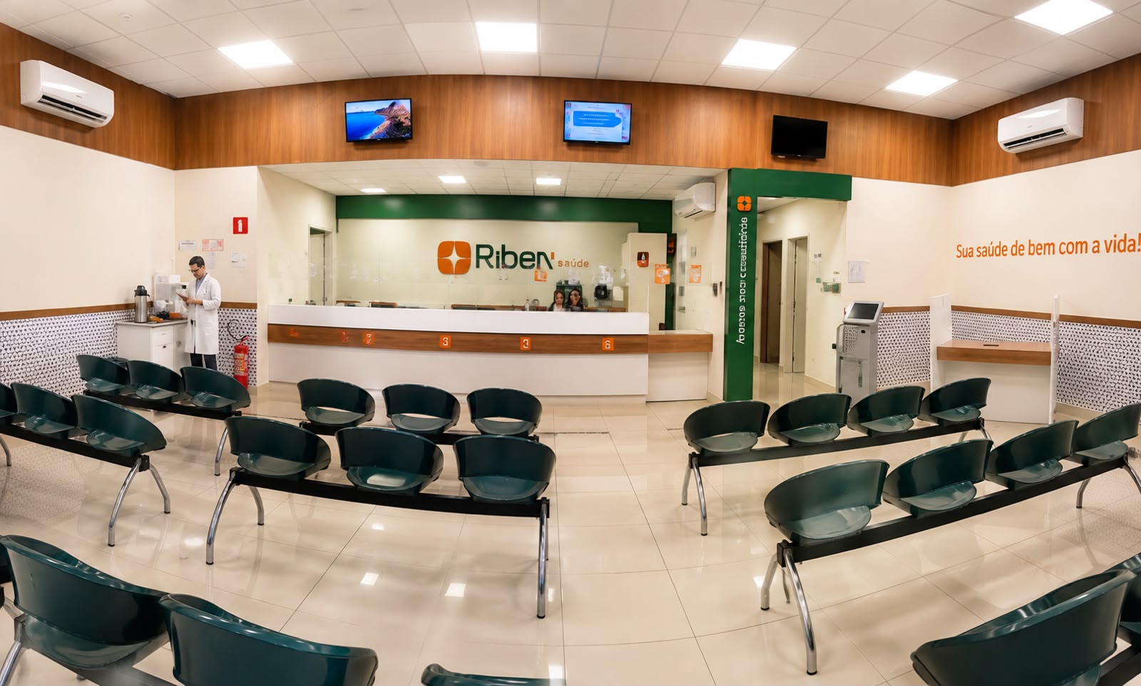Recepção da clínica